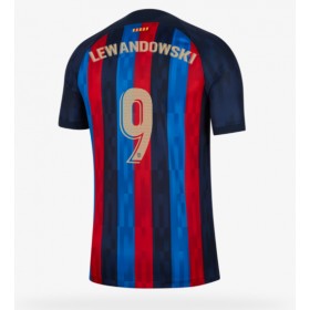 Herren Fußballbekleidung Barcelona Robert Lewandowski #9 Heimtrikot 2022-23 Kurzarm